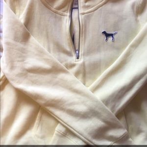 VS PINK 1/4 zip pullover